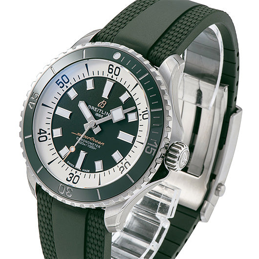 Breitling Superocean Automatic 44 A17376A31L1S1 Green/White New